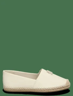 TH LOGO LEATHER ESPADRILLE - Platta espadriller