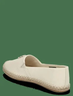 TH LOGO LEATHER ESPADRILLE - Platta espadriller