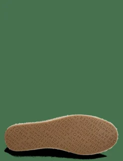 TH LOGO LEATHER ESPADRILLE - Platta espadriller