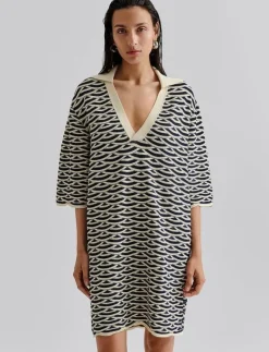 Thyme structure knitted mini dress - Korta klänningar