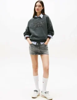 TJW BXY LEOPARD VARSITY CREW - Sweatshirts