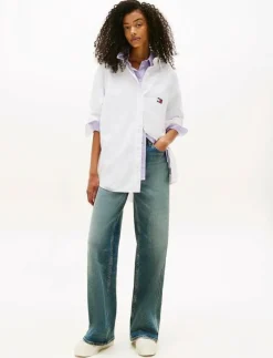 TJW OVS BADGE OXFORD SHIRT EXT - Långärmade