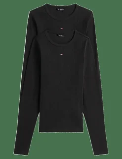 TJW 2PACK SLIM ESSENTIAL RIB LS - Långärmade toppar