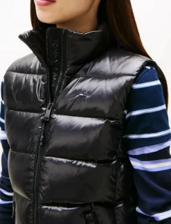 TJW SLIM ZIP PRINT DOWN VEST - Vadderade västar