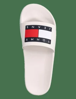 TOMMY JEANS FLAG POOL SLIDE ESS - Sandaler