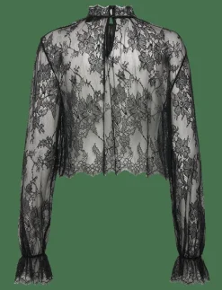 TOP LS LACE CECILIA - Överdelar