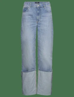 Turned-up straight jeans - Straight jeans