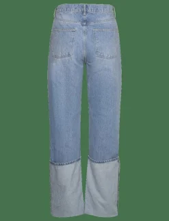 Turned-up straight jeans - Straight jeans