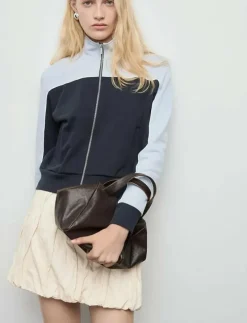 Two-tone fitted jacket - Sweatshirts