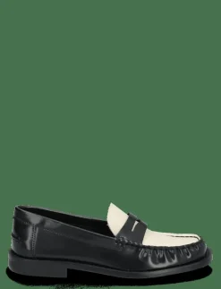 Two-tone leather loafers - Loafers