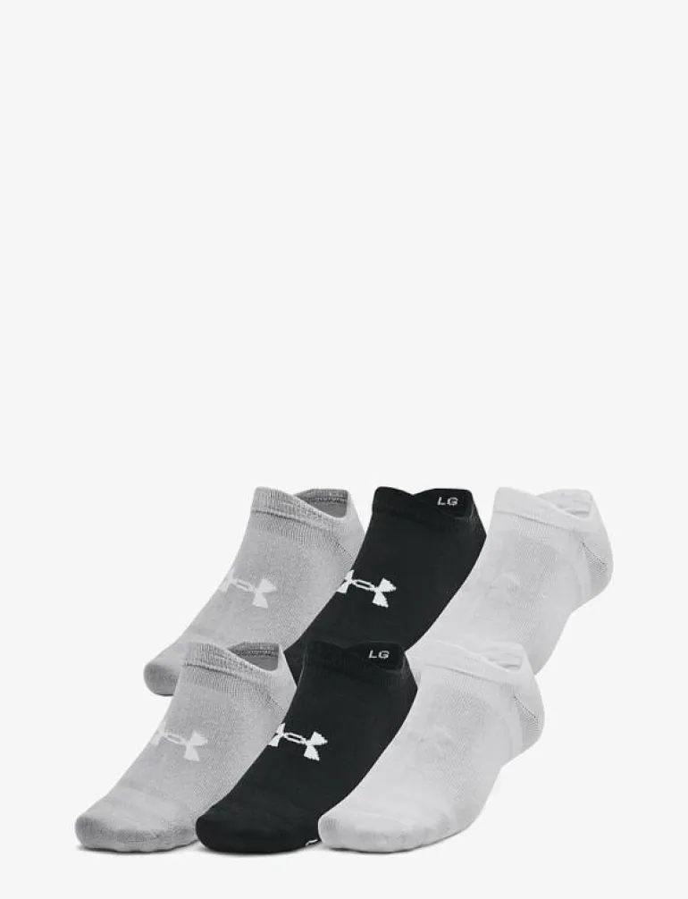 UA Essential No Show 6pk - Strumpor