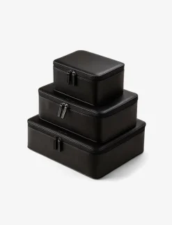Vegan Leather Packing Cube Set - Resetillbehör