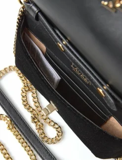 Velvet Crossbody Turn-Lock Tech Case - Handväskor