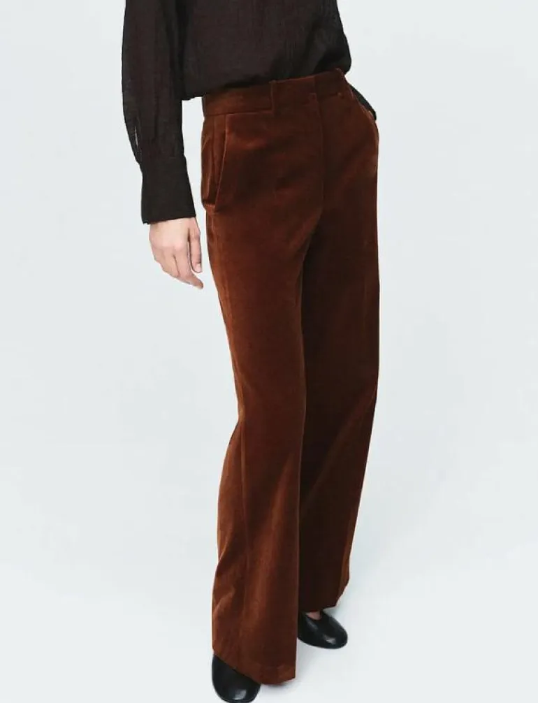 Velvet suit trousers - Kostymbyxor