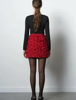 VERITY TEXTURED MINI SKIRT - Korta kjolar