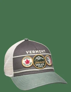 Vermont Trucker Ivory Cool Gray Cedar American Needle - Kepsar