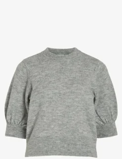 VIBIOLA 3/4 SLEEVE KNIT TOP #6 - Stickat