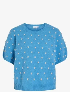 VIDOTTIE 2/4 SLEEVE KNIT TOP - Stickat