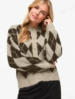 VIKARLEY L/S BUTTON DETAIL CARDIGAN - Koftor