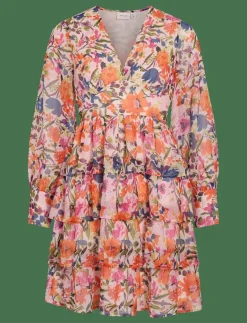 VIMICHA L/S LAYERING SHORT DRESS/DC/KA - Korta klänningar