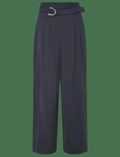 VINNIE D.RING BELTED TROUSER - Kostymbyxor