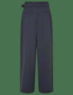 VINNIE D.RING BELTED TROUSER - Kostymbyxor