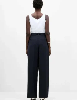 VINNIE D.RING BELTED TROUSER - Kostymbyxor