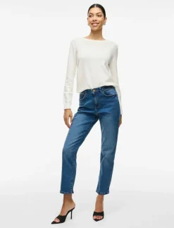 VIRIL O-NECK L/S KNIT TOP - NOOS - Tröjor