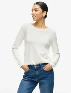 VIRIL O-NECK L/S KNIT TOP - NOOS - Tröjor