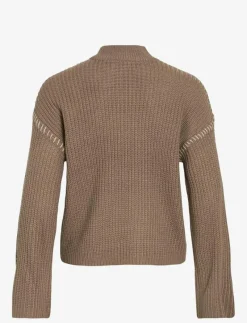 VISIGGA L/S STITCH KNIT PULLOVER/KA - Stickat