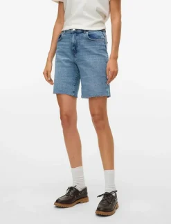 VMCLEO HR LONG DNM SHORTS MIX NOOS - Jeansshorts