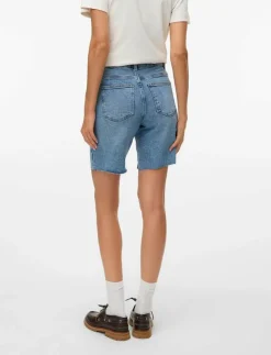 VMCLEO HR LONG DNM SHORTS MIX NOOS - Jeansshorts