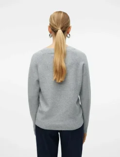 VMDOFFY LS O-NECK BLOUSE GA NOOS - Tröjor