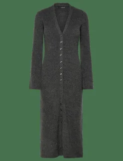 VMFIA LS V-NECK CALF DRESS SB - Maxiklänningar