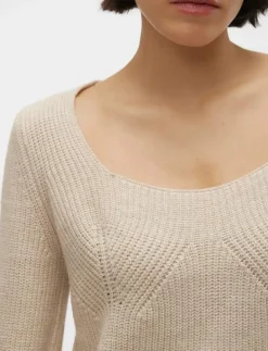 VMGINGER LS KNIT PULLOVER VMA - Stickat