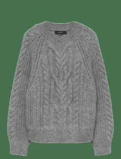 VMJADA LS O-NECK CABLE PULLOVER - Stickat