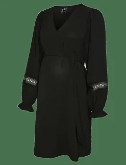 VMMALVA LACE LS SHORT DRESS WVN GA - Korta klänningar