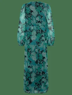 VMSMILLA LS V-NECK ANKLE DRESS WVN - Maxiklänningar