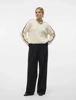 VMZORA LS O-NECK PULLOVER GA - Stickat