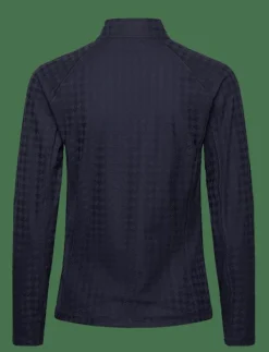 W Houndstooth 1/4 Zip - Underställströjor
