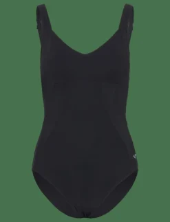 W VERTIGO ONE PIECE R BLACK - Baddräkter