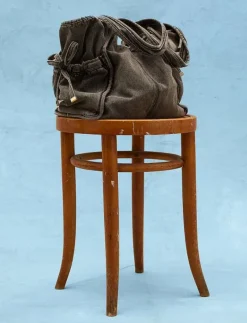 Washed Denima Laurel Bag - Axelremsväskor