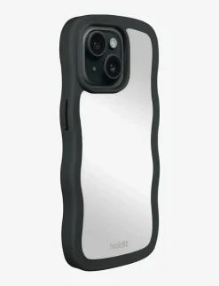 Wavy Case iPhone Black/Mirror - Mobilskal