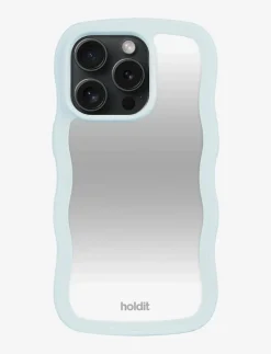 Wavy Case iPhone Mineral Blue/Mirror - Mobilskal