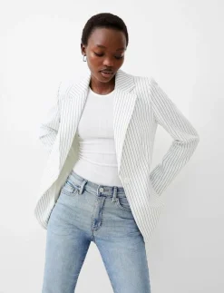 WHISPER PINSTRIPE BLAZER - Enkelknäppta kavajer