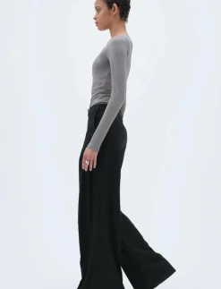 WIDE SUITING PANTS - Kostymbyxor