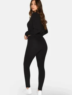 Women Bamboo Long Leggings - Leggings & Tights