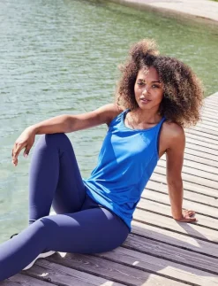 Women Sports Strap Top - Linnen