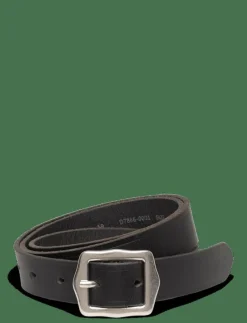 WOMENS LUX LEATHER BELT CAVIAR - Skärp