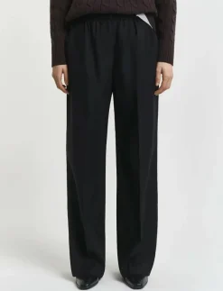 WOOL BLEND PULL ON PANTS - Raka byxor